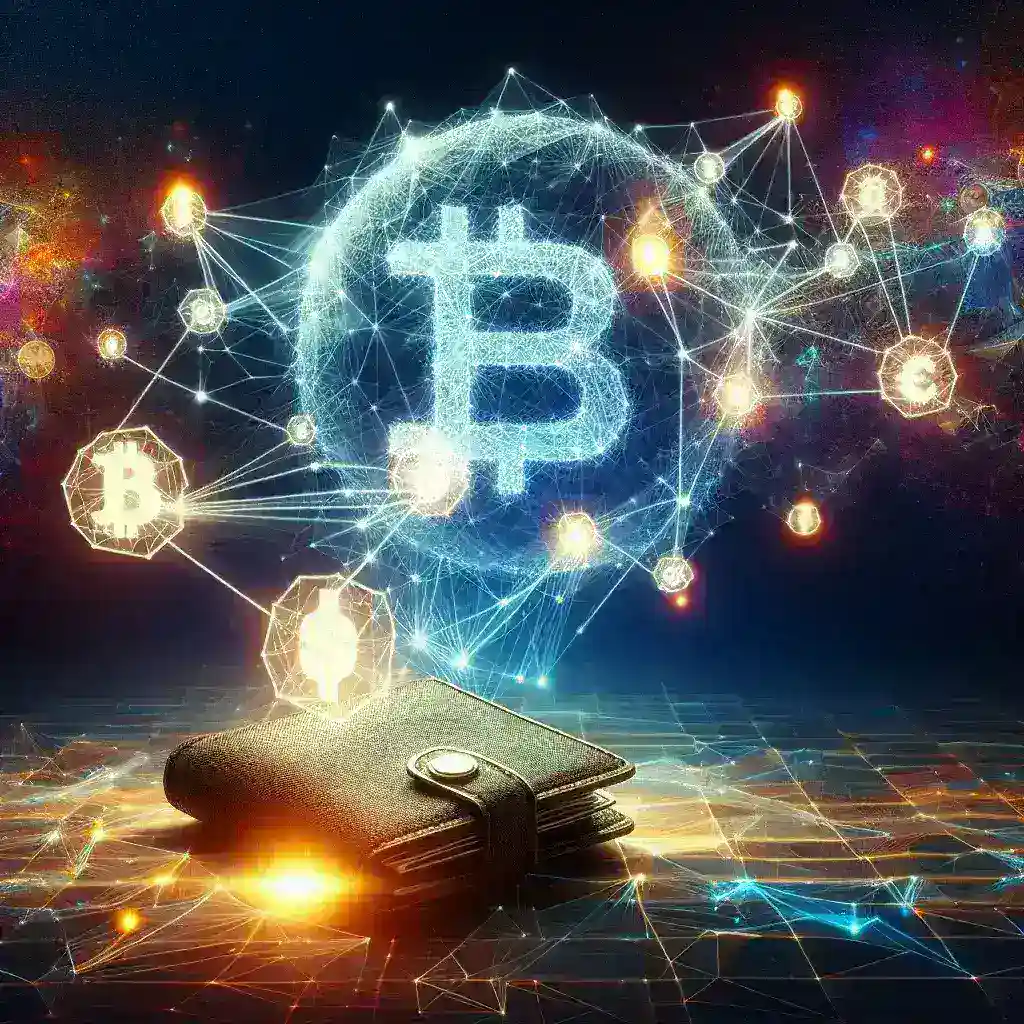 "Ilustrasi integrasi langsung Tokocrypto dengan dompet USDT, menampilkan grafik transaksi cryptocurrency dan logo Tokocrypto."